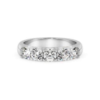 Silván Majlis timanttisormus 1,00ct, valkokultaa, vihkisormukset