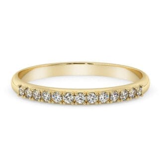 Silván Rosalie timanttisormus 0,13ct, keltakultaa, vihkisormukset