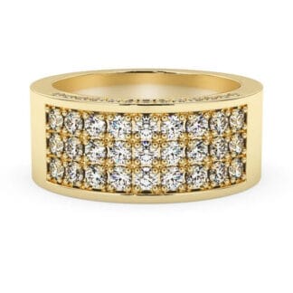 Silván Henrietta timanttisormus 0,95ct, keltakultaa, vihkisormukset