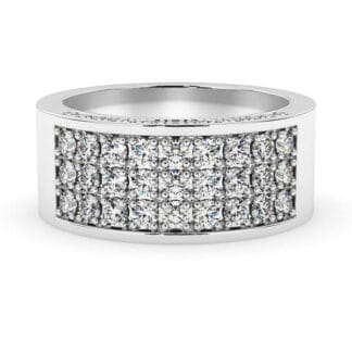 Silván Henrietta timanttisormus 0,95ct, valkokultaa, vihkisormukset