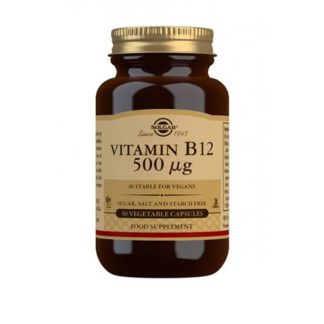 Solgar B12-vitamiini 500 µg 50 kaps 50 kaps