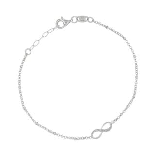 Stelle infinity-rannekoru, hopeaa, 1507BK0379