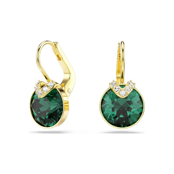Swarovski Bella V korvakorut, keltakullanväri ja vihreät kristallit 5735389