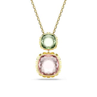 Swarovski Chroma kaulakoru keltakullanväri ja eriväriset kristallit, 5692496