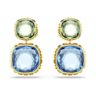 Swarovski Chroma korvakorut, keltakullanväri, eriväriset kristallit, 5692492