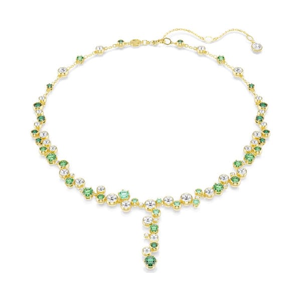 Swarovski Constella Y kaulakoru, keltakullanväri ja vihreät kristallit, 5722474