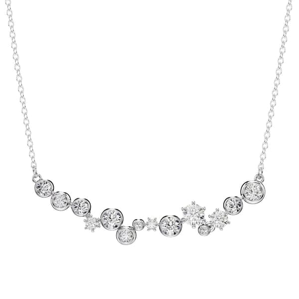 Swarovski Constella kaulakoru, vaalea metalli ja kirkkaat kristallit, 5722473