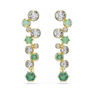 Swarovski Constella korvakorut, keltakullanväri ja vihreät kristallit, 5732248
