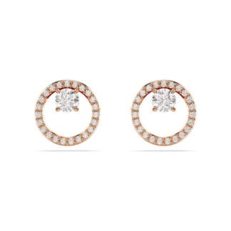 Swarovski Constella korvakorut, ruusukullanväri ja kirkkaat kristallit 5692263