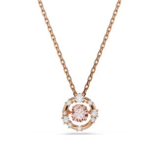 Swarovski Constella riipus, rosekullattu, pinkki ja kirkkaat zirkonit, 5744244