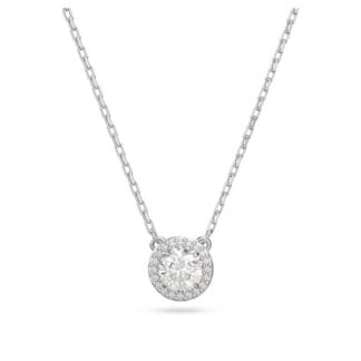 Swarovski Constella riipus, vaalea metalli ja kirkkaat kristallit