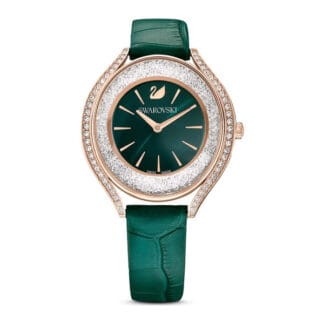 Swarovski Crystalline aura rannekello, ruusukullanväri ja kirkkaat kristallit, 5644078