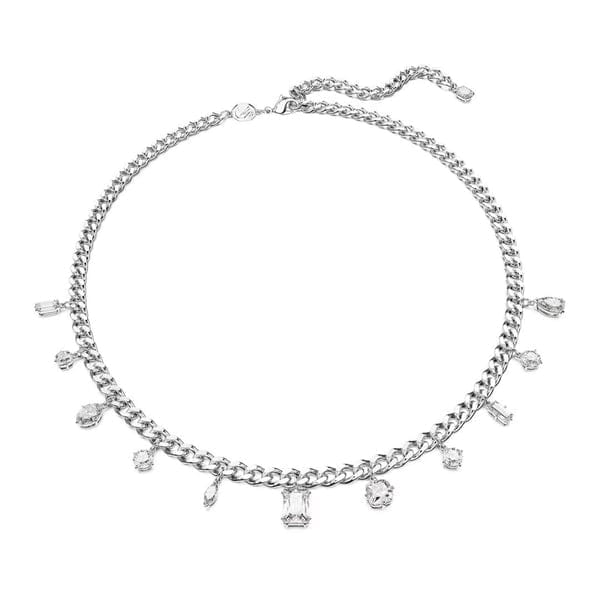 Swarovski Dextera kaulakoru, vaalea metalli ja kirkkaat kristallit, 5671183
