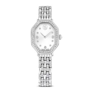 Swarovski Dextera octagon rannekello, hopeanväri ja kirkkaat kristallit, 5698690