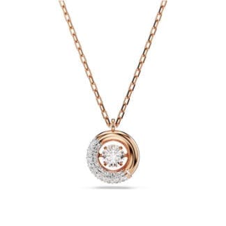 Swarovski Dextera riipus, ruusukullanväri ja kirkkaat kristallit 5692257