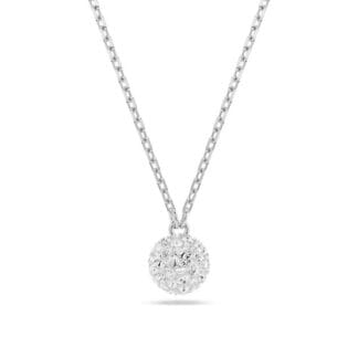 Swarovski Dextera riipus, vaalea metalli ja kirkkaat kristallit 5693206