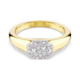 Swarovski Dextera sormus, keltakullanvärinen ja kirkkaat kristallit