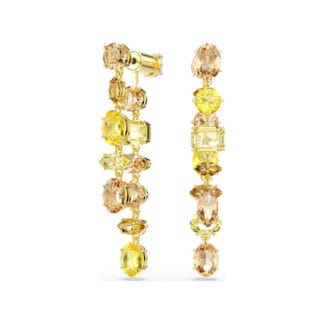 Swarovski Gema korvakorut, keltakullattu ja värikkäät kristallit, 5718073