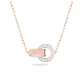 Swarovski Hollow riipus, ruusukullanväri ja kirkkaat kristallit 5636496
