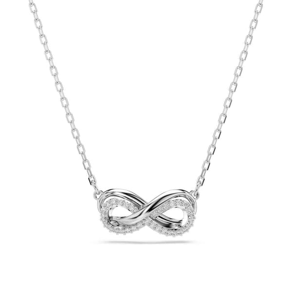 Swarovski Hyperbola riipus, vaalea metalli ja kirkkaat kristallit 5687265