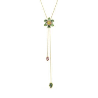 Swarovski Idyllia Y riipus, keltakullattu ja värikkäät kristallit, 5717158