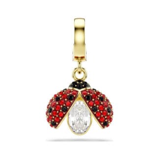 Swarovski Idyllia charm, keltakullattu ja eriväriset kristallit, 5743138