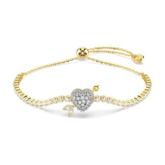 Swarovski Idyllia rannekoru, keltakullattu ja kirkkaat zirkonit, 5744061