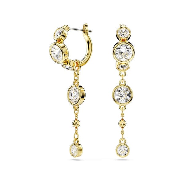 Swarovski Imber korvakorut, keltakullattu ja kirkkaat kristallit, 5680097
