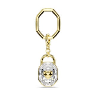 Swarovski Infinity avaimenperä, keltakullattu ja kirkas kristalli, 5733765
