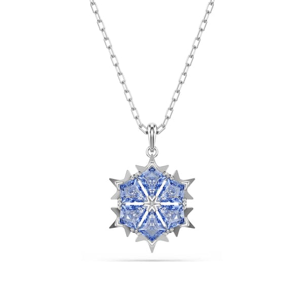 Swarovski Magic Snowflake riipus, vaalea metalli ja siniset kristallit 5735399