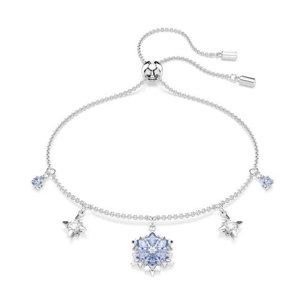 Swarovski Magic rannekoru, vaalea metalli, siniset ja kirkkaat kristallit, 5734244
