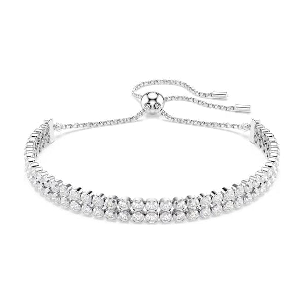 Swarovski Matrix Tennis rannekoru, vaalea metalli ja kirkkaat kristallit, 5678252