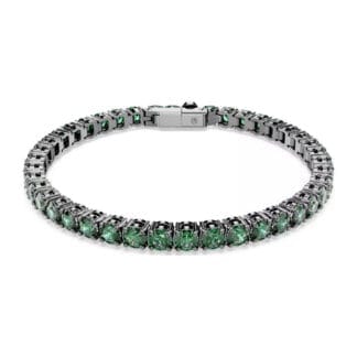 Swarovski Matrix Tennis rannekoru, vihreät kristallit