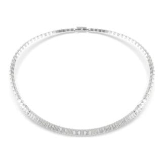 Swarovski Matrix kaulakoru, vaalea metalli ja kirkkaat kristallit, 5727111
