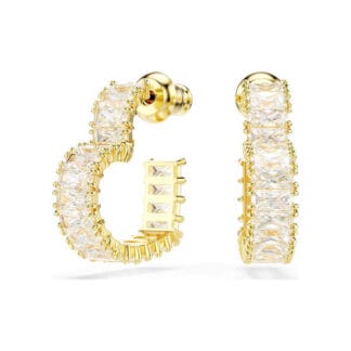 Swarovski Matrix korvakorut, keltakullanväri ja kirkkaat kristallit 5693512