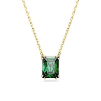 Swarovski Matrix riipus, keltakullanväri ja vihreä kristalli 5677141