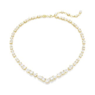 Swarovski Mesmera kaulakoru, keltakullanväri ja kirkkaat kristallit, 5743826