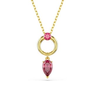 Swarovski Mesmera riipus, keltakullanvärinen ja punaiset kristallit 5732487