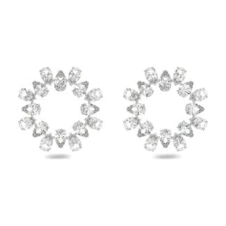 Swarovski Millenia Circle korvakorut, vaalea