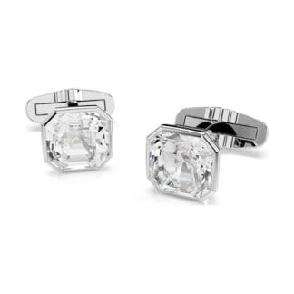 Swarovski Millenia kalvosinnapit, vaalea metalli ja kirkkaat kristallit 5733306