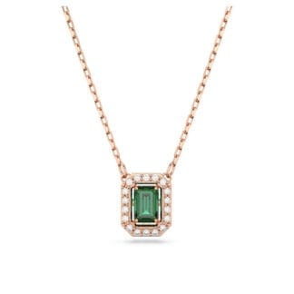 Swarovski Millenia kaulakoru, ruusukullanväri ja vihreä kristalli, 5650069
