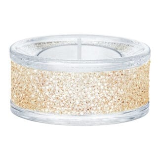 Swarovski Shimmer Tea Light Holders, kullan sävyinen kristallituikku