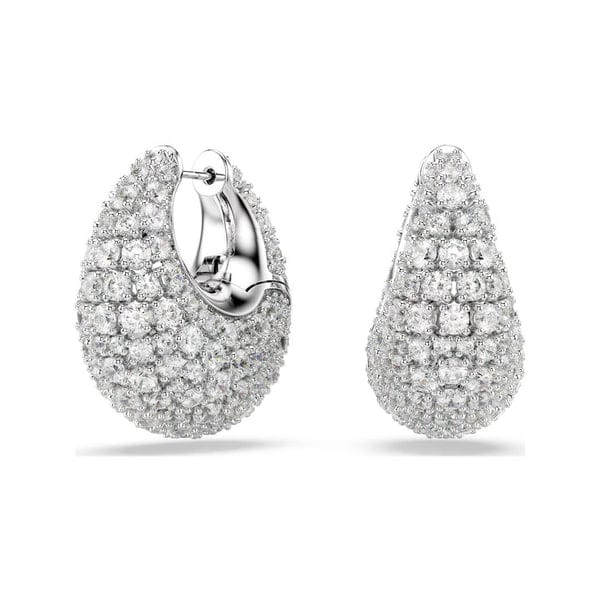 Swarovski Sublima rengaskorvakorut, vaalea metalli ja kirkkaat kristallit 5732281