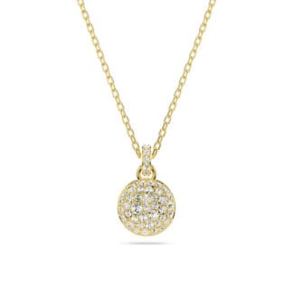 Swarovski Sublima riipus, keltakullattu ja kirkkaat kristallit, 5683443