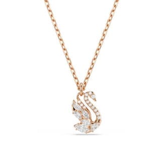 Swarovski Swan riipus, rosekullattu ja kirkkaat zirkonit, 5738203