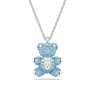 Swarovski Teddy riipus, vaalea metalli ja kirkkaat kristallit, 5737620