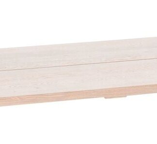 Tammi lankkupöydän kansi 180x90x3,6 cm valkolakattu tammi