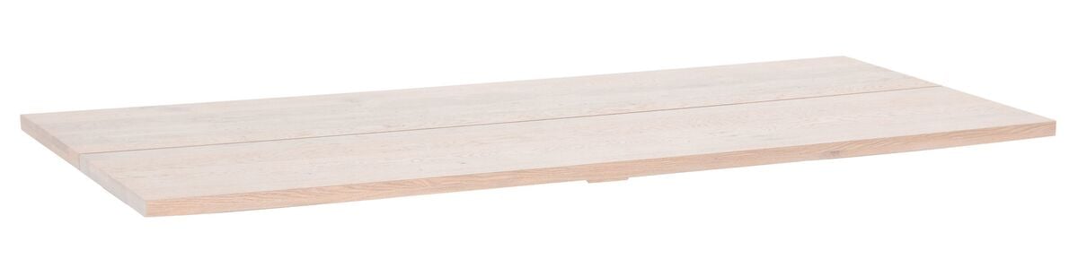 Tammi lankkupöydän kansi 180x90x3,6 cm valkolakattu tammi