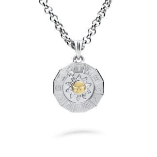 Timanttiriipus, aurinko-horoskooppi 0,02ct, keskikoko, valkokulta