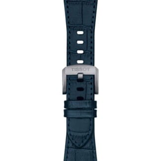 Tissot PRX ranneke, 12 mm, tummansininen nahka, T852047701